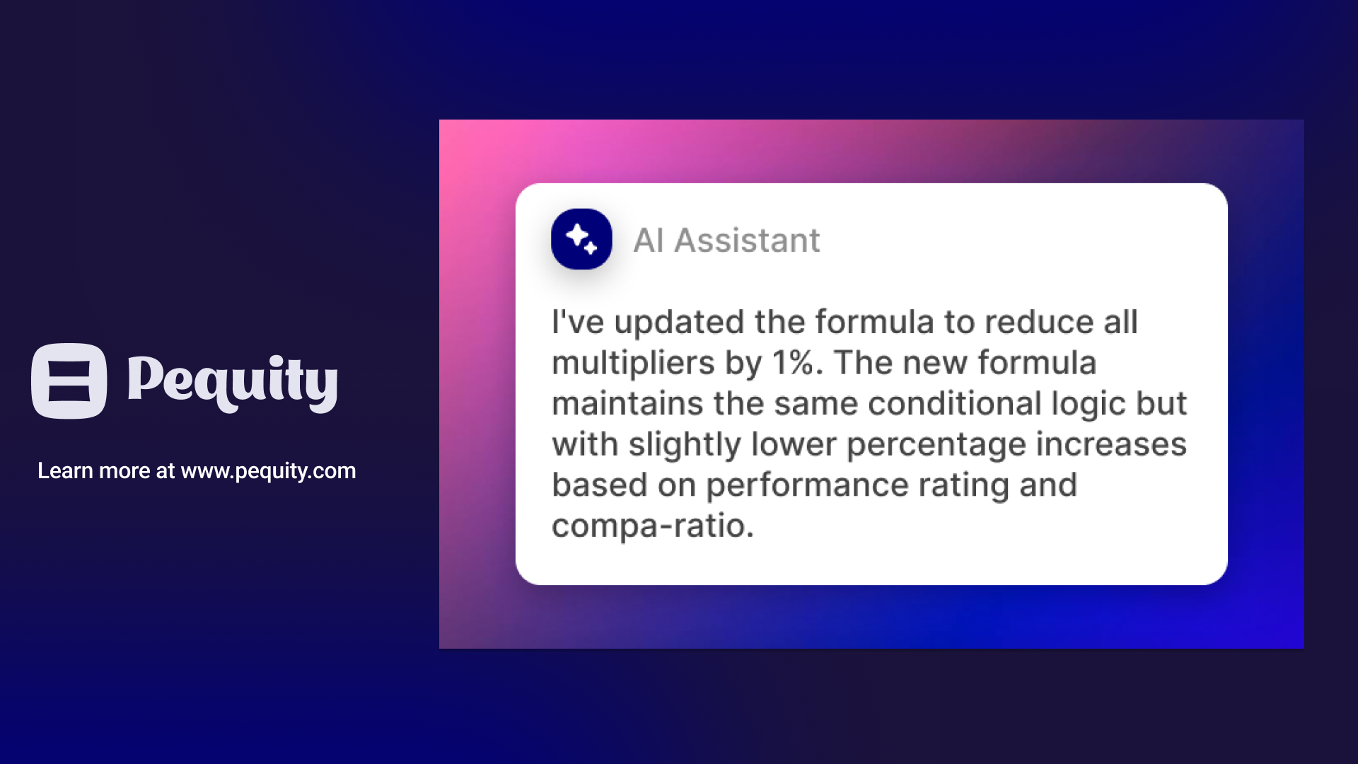 Pequity AI Compensation Copilot